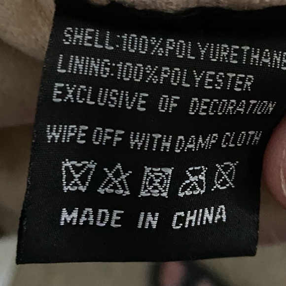 Bellivera Women’s Faux Leather Oversized Shacket, L - Picture 5 of 6